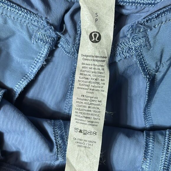 Lululemon women’s small dance studio mid rise cargo jogger blue LW5GICS Swift - Picture 3 of 5